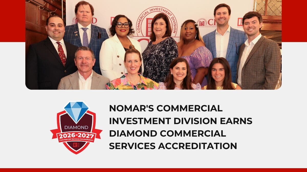 Featured image for “NOMAR’s Commercial Investment Division Earns Diamond Commercial Services Accreditation”