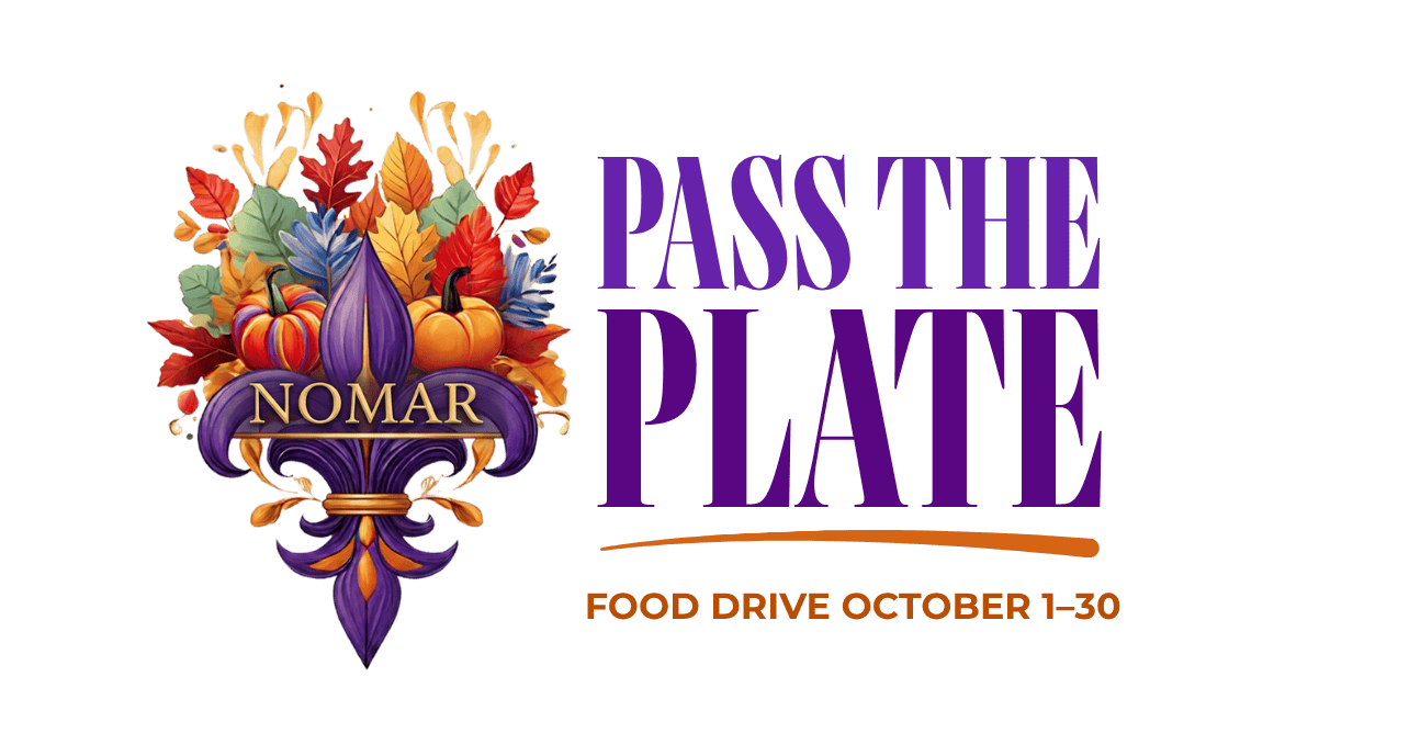 Pass the Plate Food Drive Logo